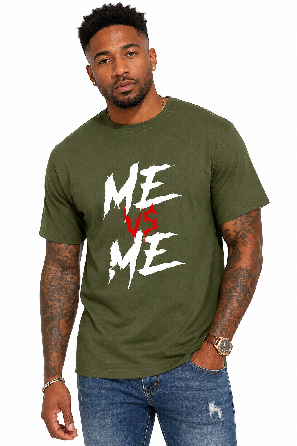 Me vs me graphic tee