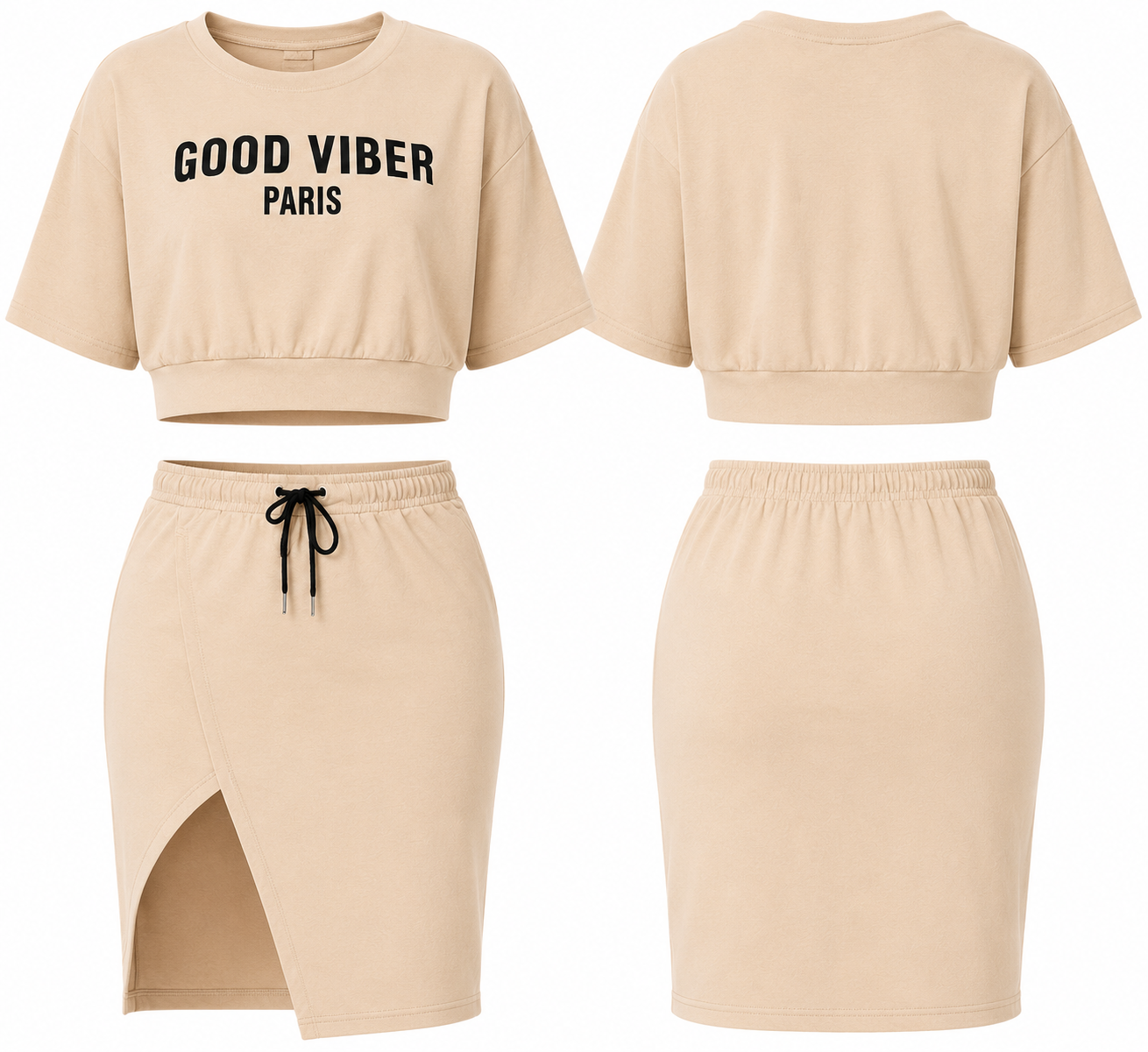 Good viber skirt set (plus size)
