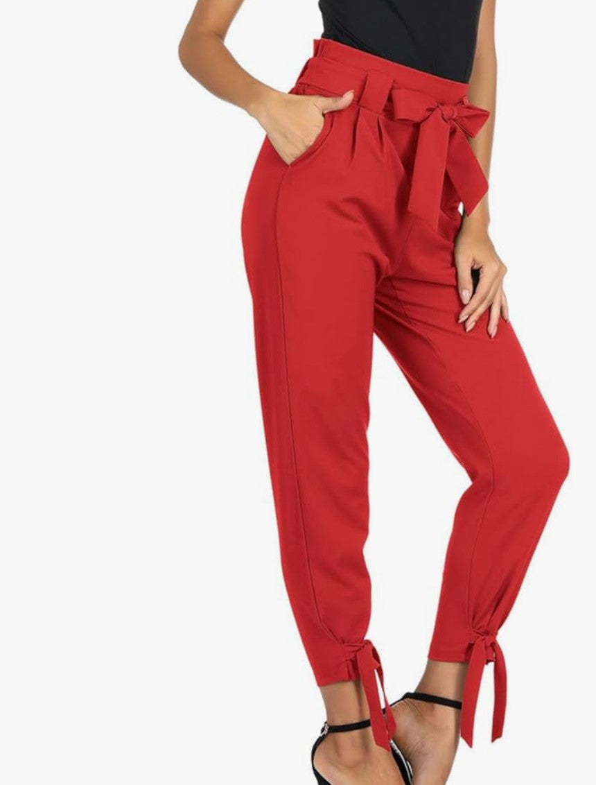 Bowtiful Tie waist pants