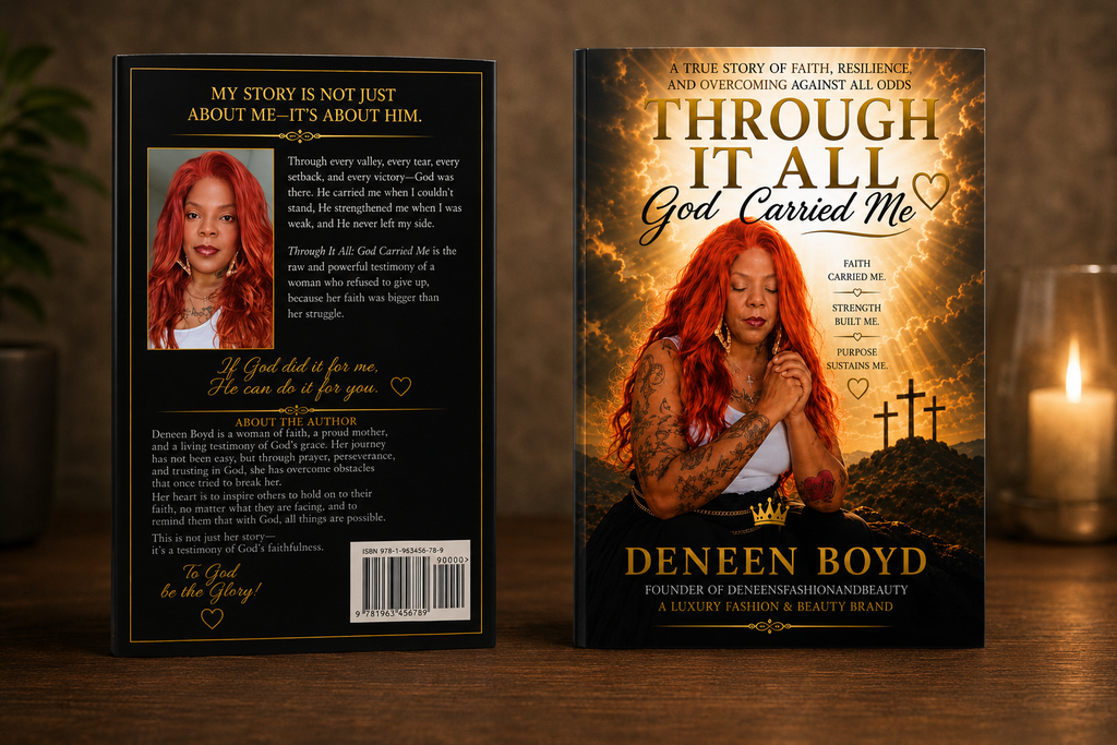 Through it all: God carried me hardcover Book