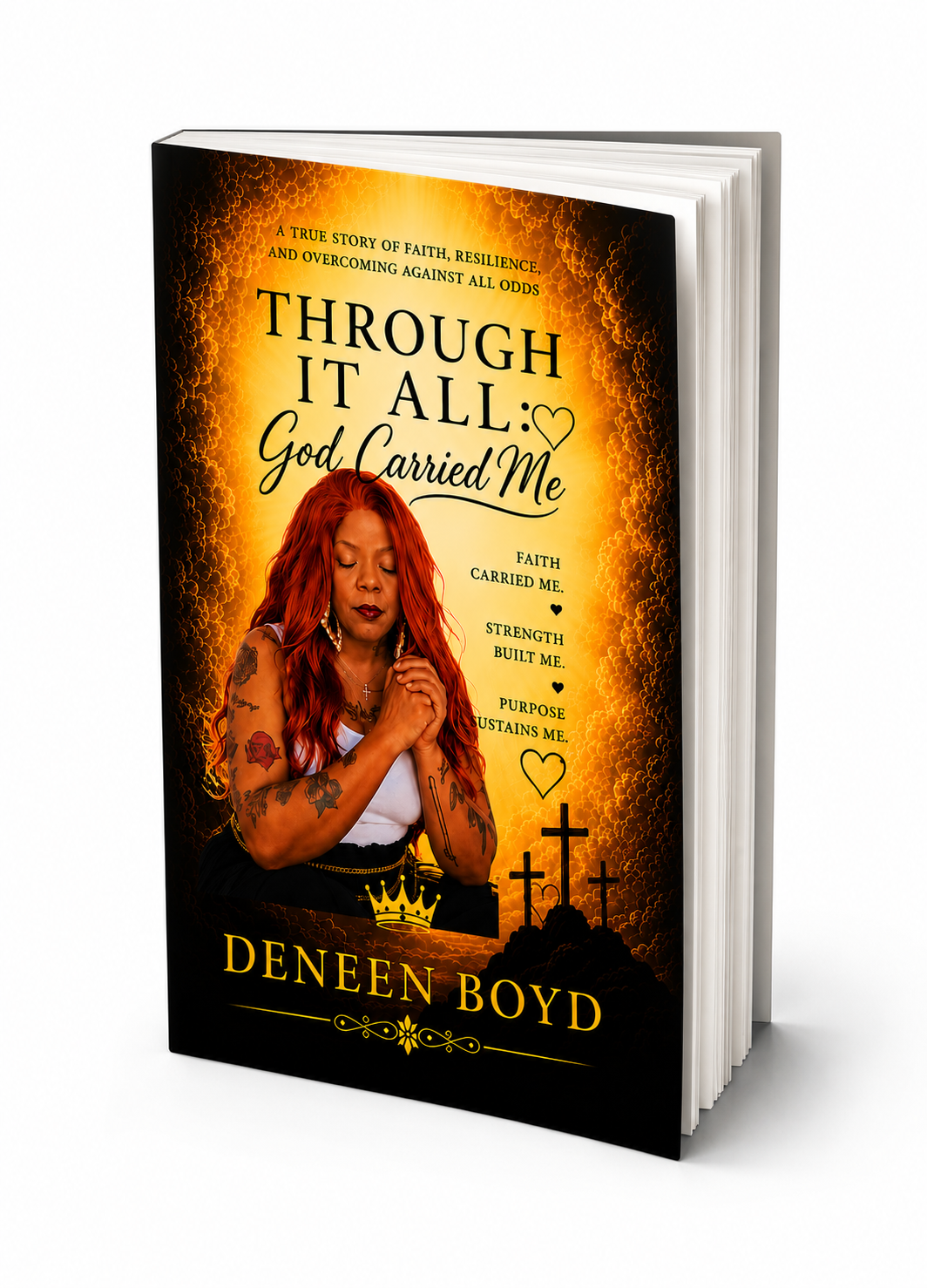 Through it all: God carried me hardcover Book