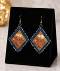 Beauty from broken pieces drop earrings