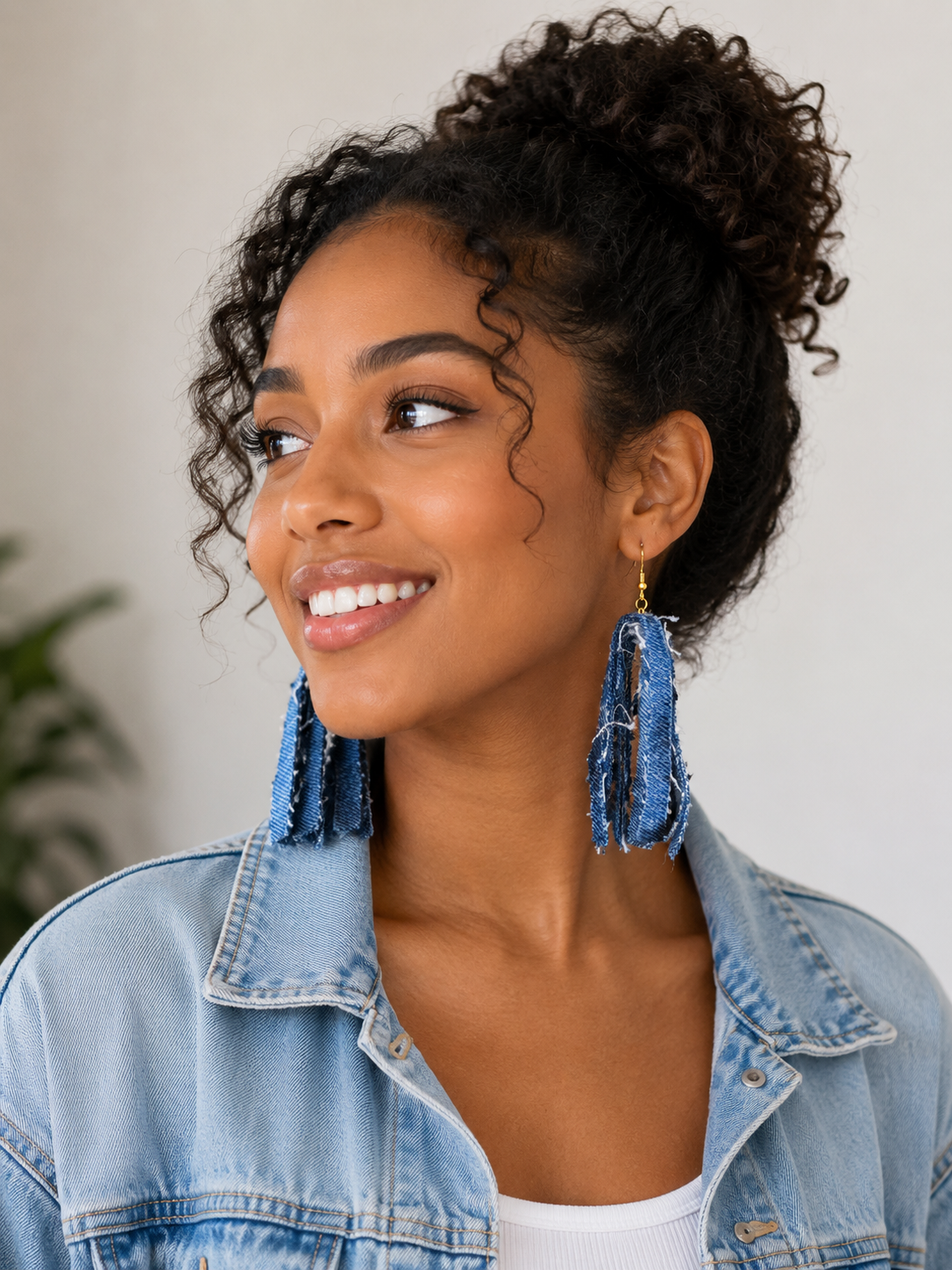 Unshaken faith fringe earrings