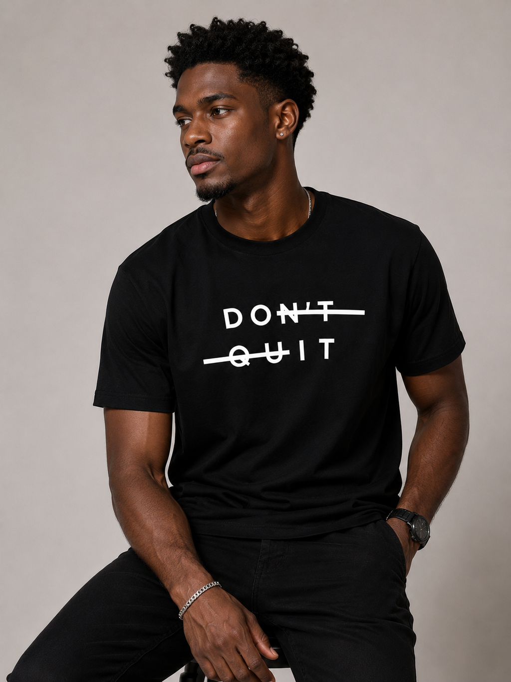 Don't give up tee