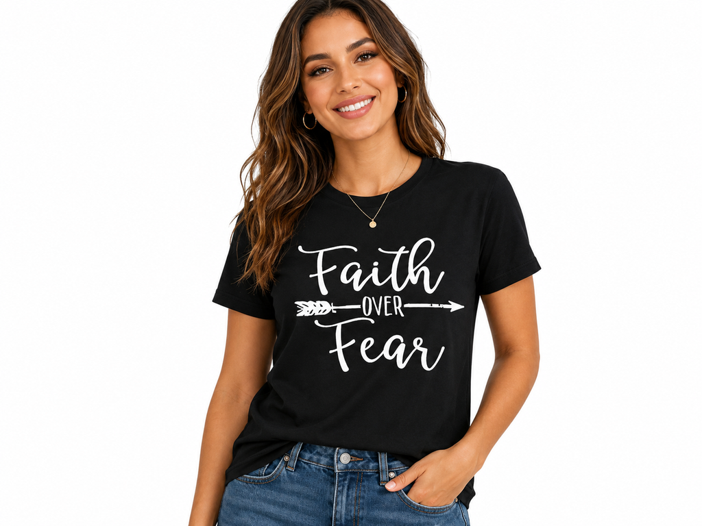 Faith over fear graphic tee