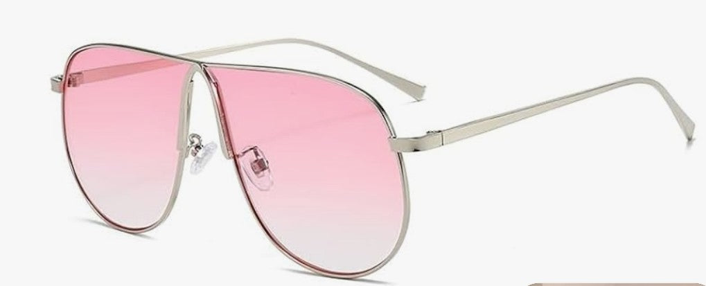 Luxe flattop aviator sunglasses
