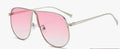 Luxe flattop aviator sunglasses