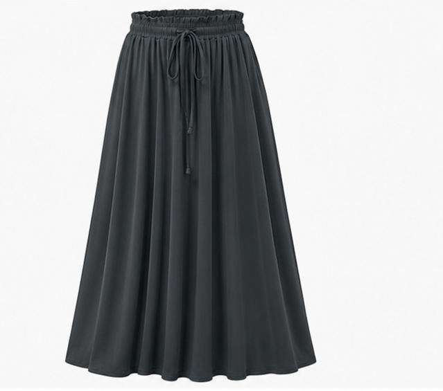 Breezy luxe maxi skirt