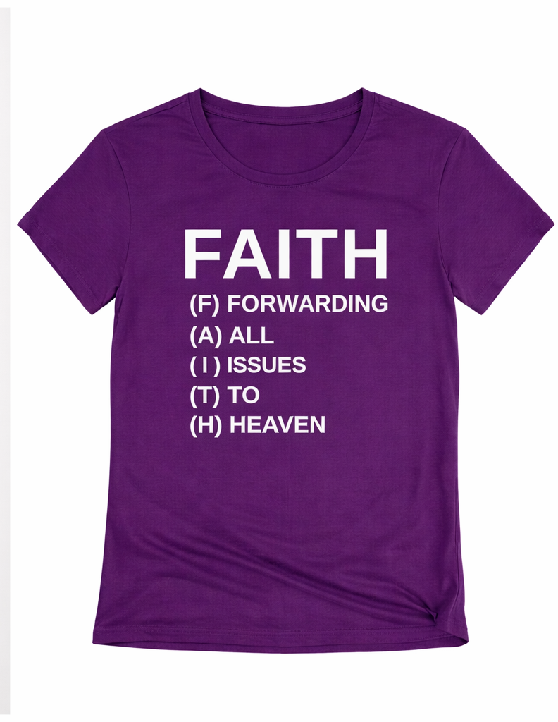 Faith forward tee