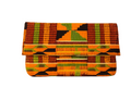 Ankara African print clutch handbag