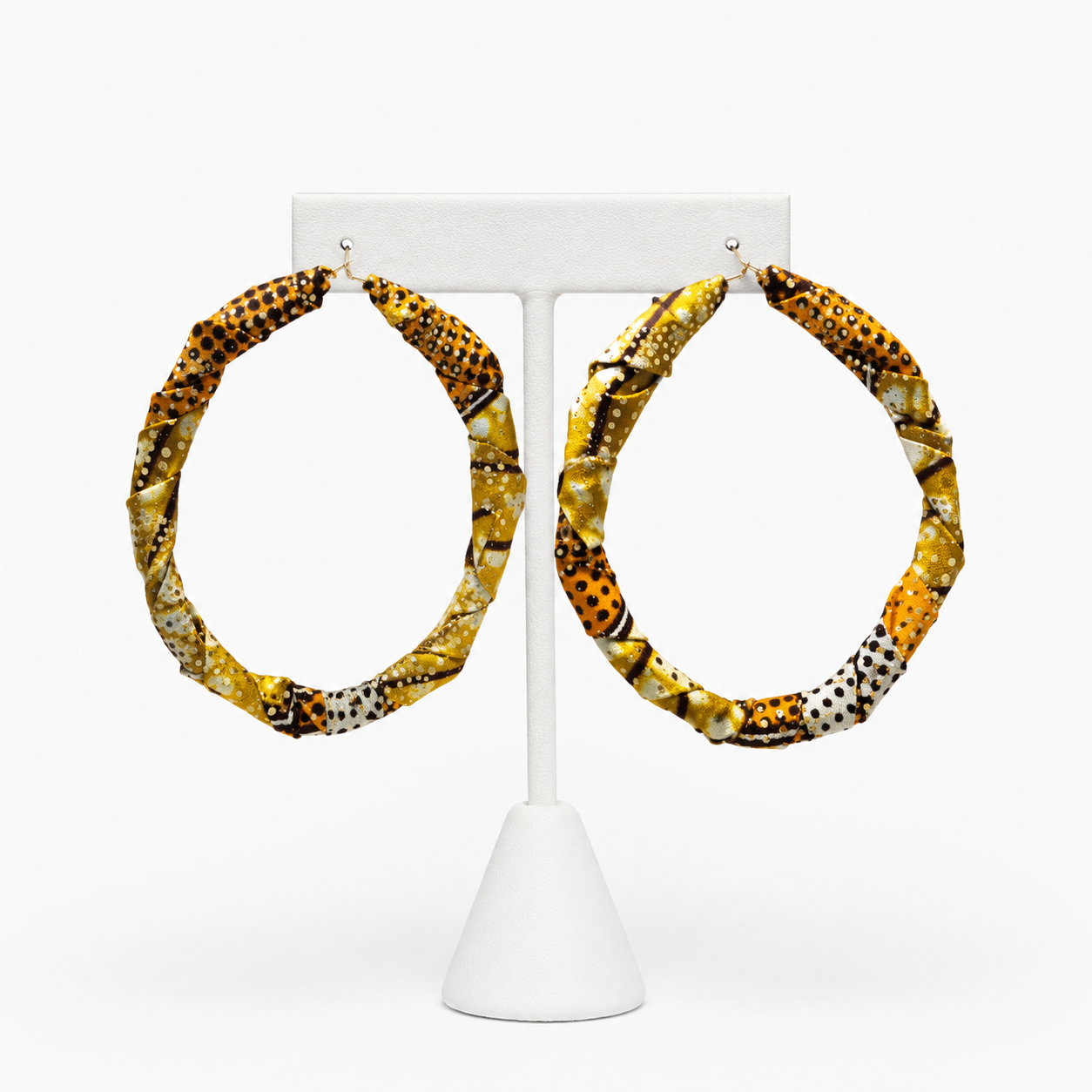 Ankara Luxe statement earrings