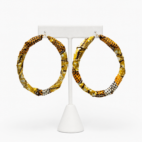 Ankara Luxe statement earrings
