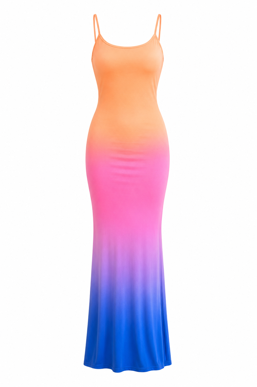 Sunset ombre maxi dress