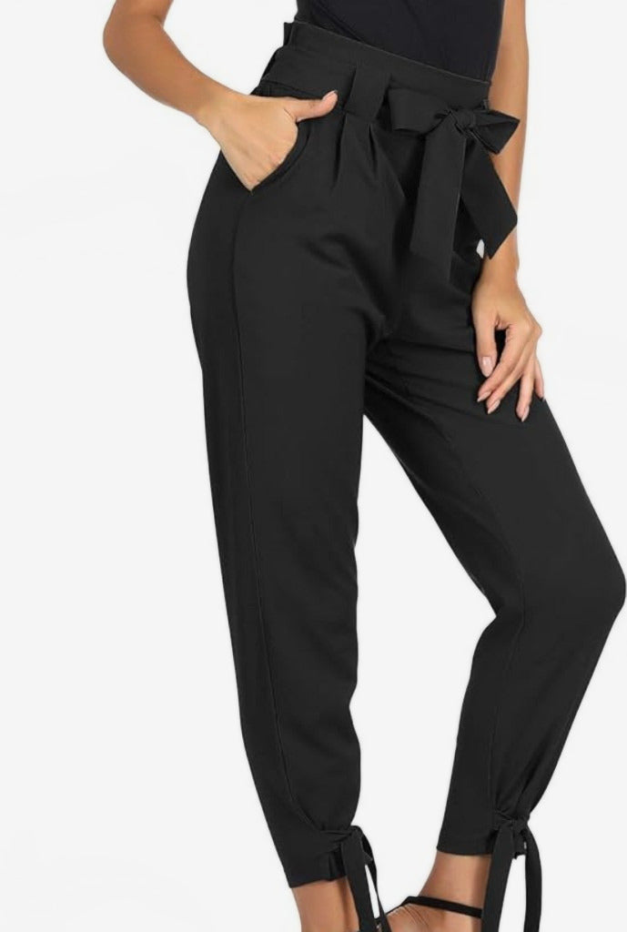 Bowtiful Tie waist pants