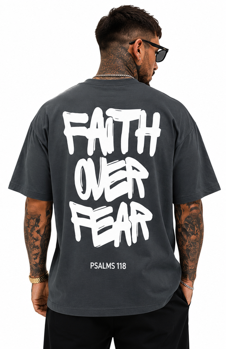 Faith over fear graphic tee