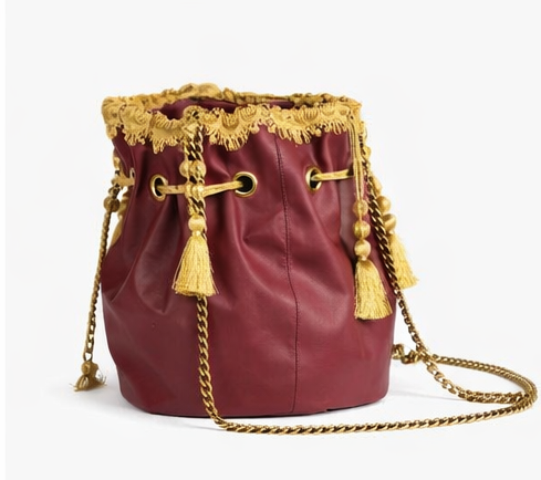 Royal Tassel Luxe Bucket Bag