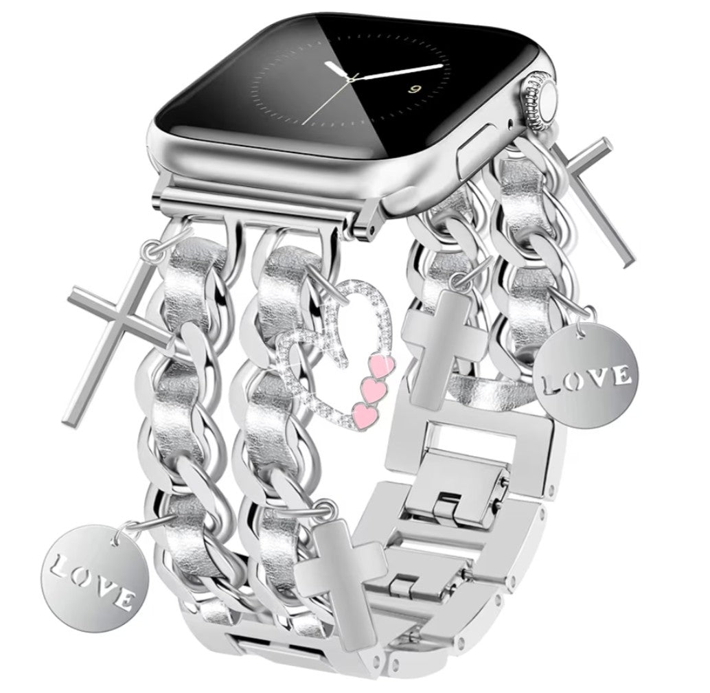 Faith charm luxe watch band bracelet (Apple watch)