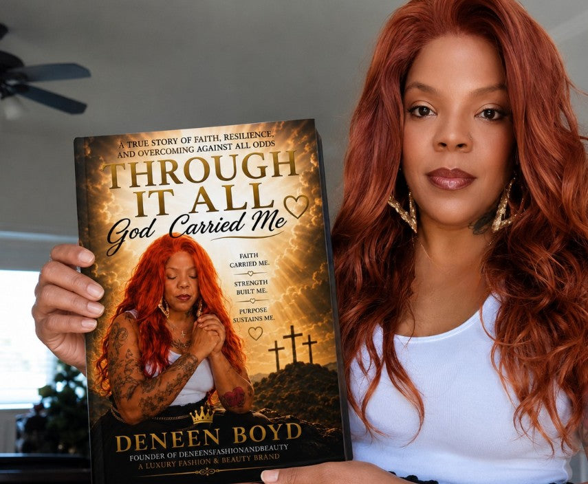 Through it all: God carried me hardcover Book