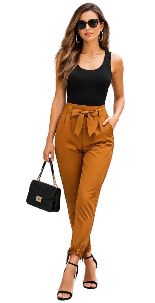 Bowtiful Tie waist pants