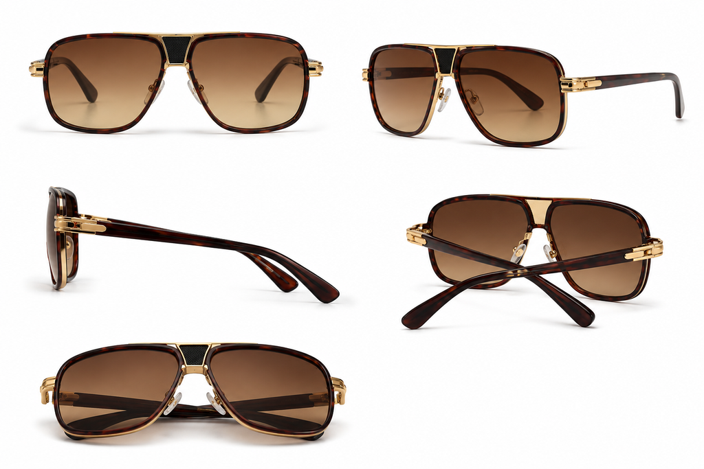 Mens shine on sunglasses