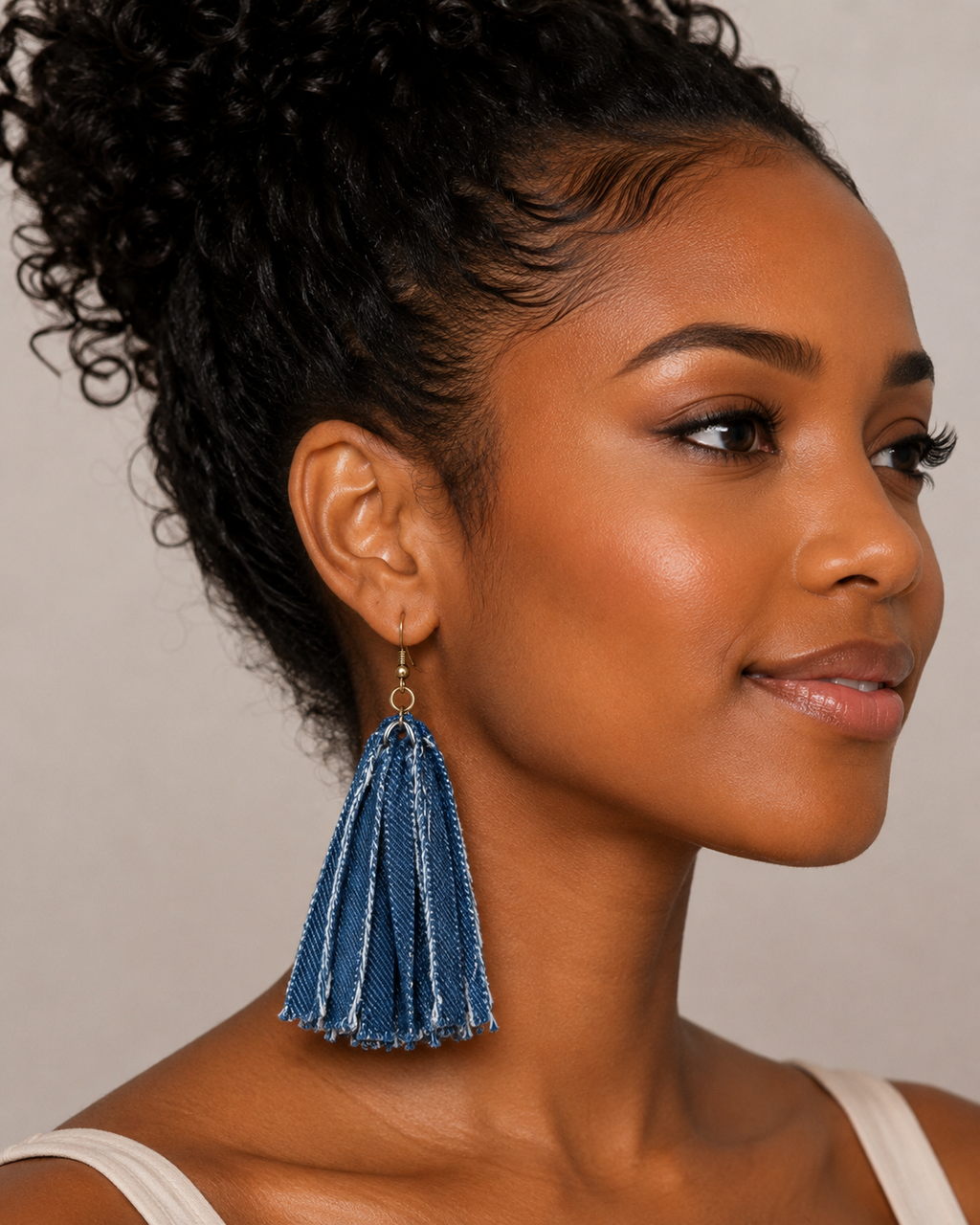 Unshaken faith fringe earrings