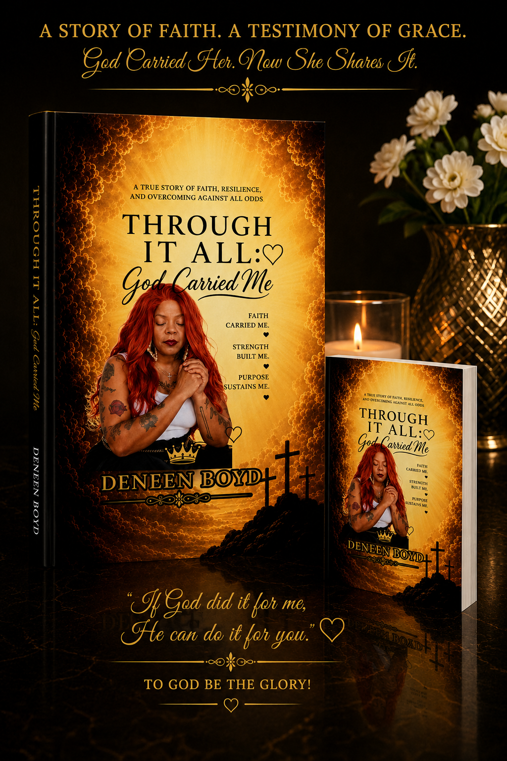Through it all: God carried me hardcover Book