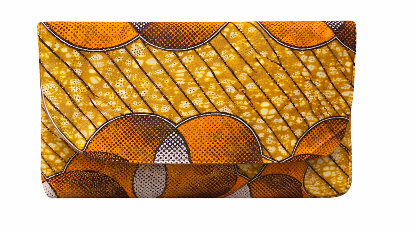 Golden Ankara clutch