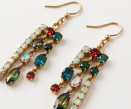 Radiance drop earrings