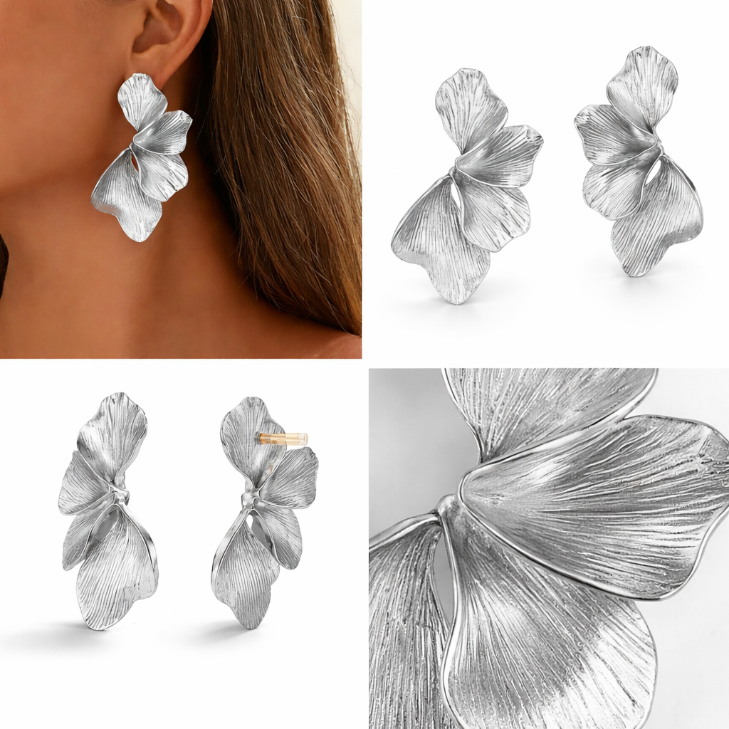 Bloom statement earrings