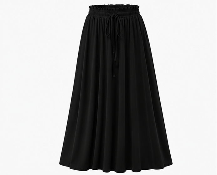 Breezy luxe maxi skirt