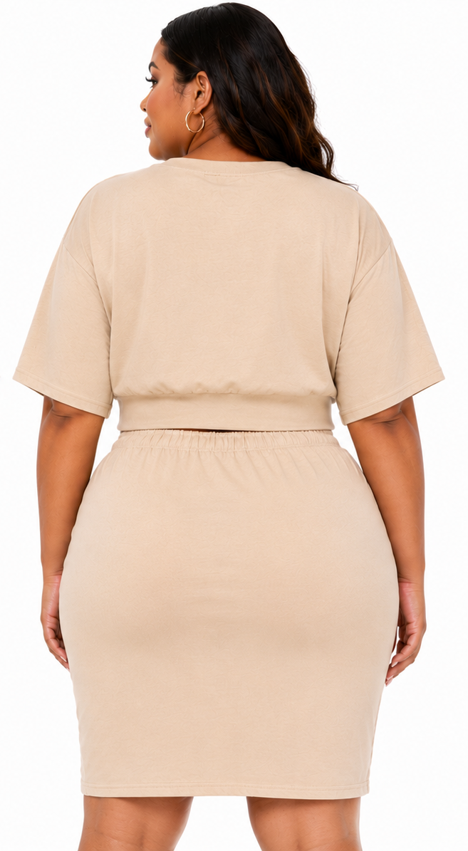 Good viber skirt set (plus size)