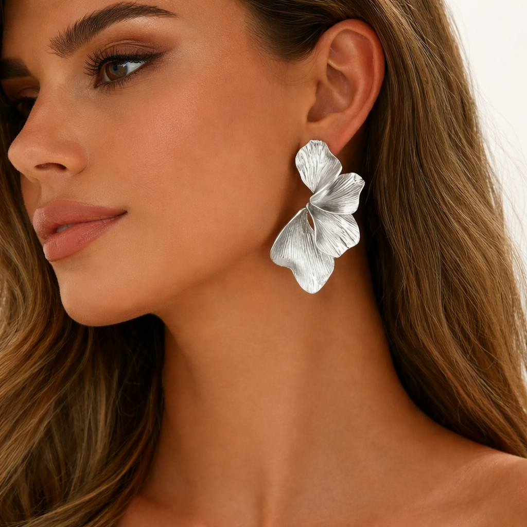 Bloom statement earrings
