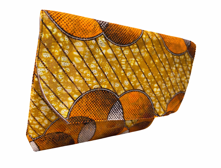 Golden Ankara clutch