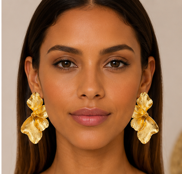 Bloom statement earrings