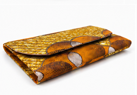 Golden Ankara clutch