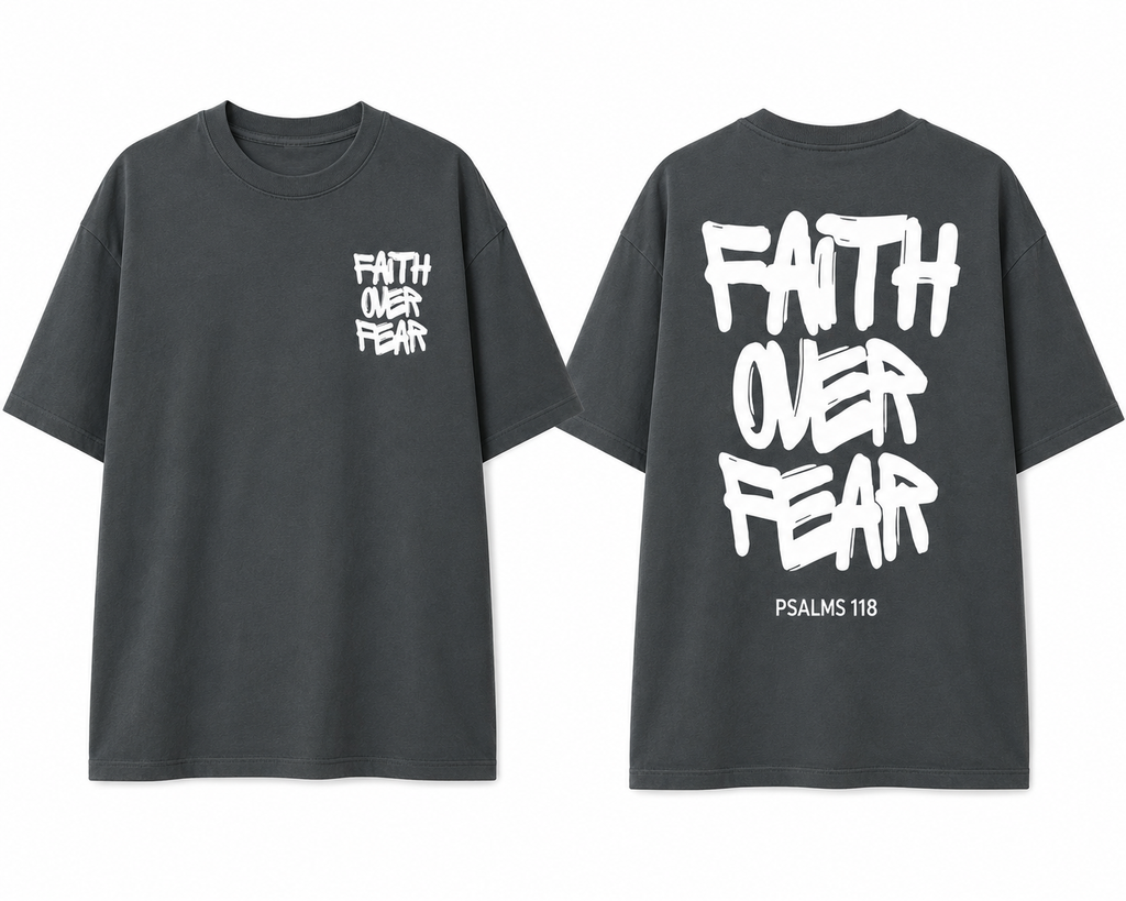 Faith over fear graphic tee