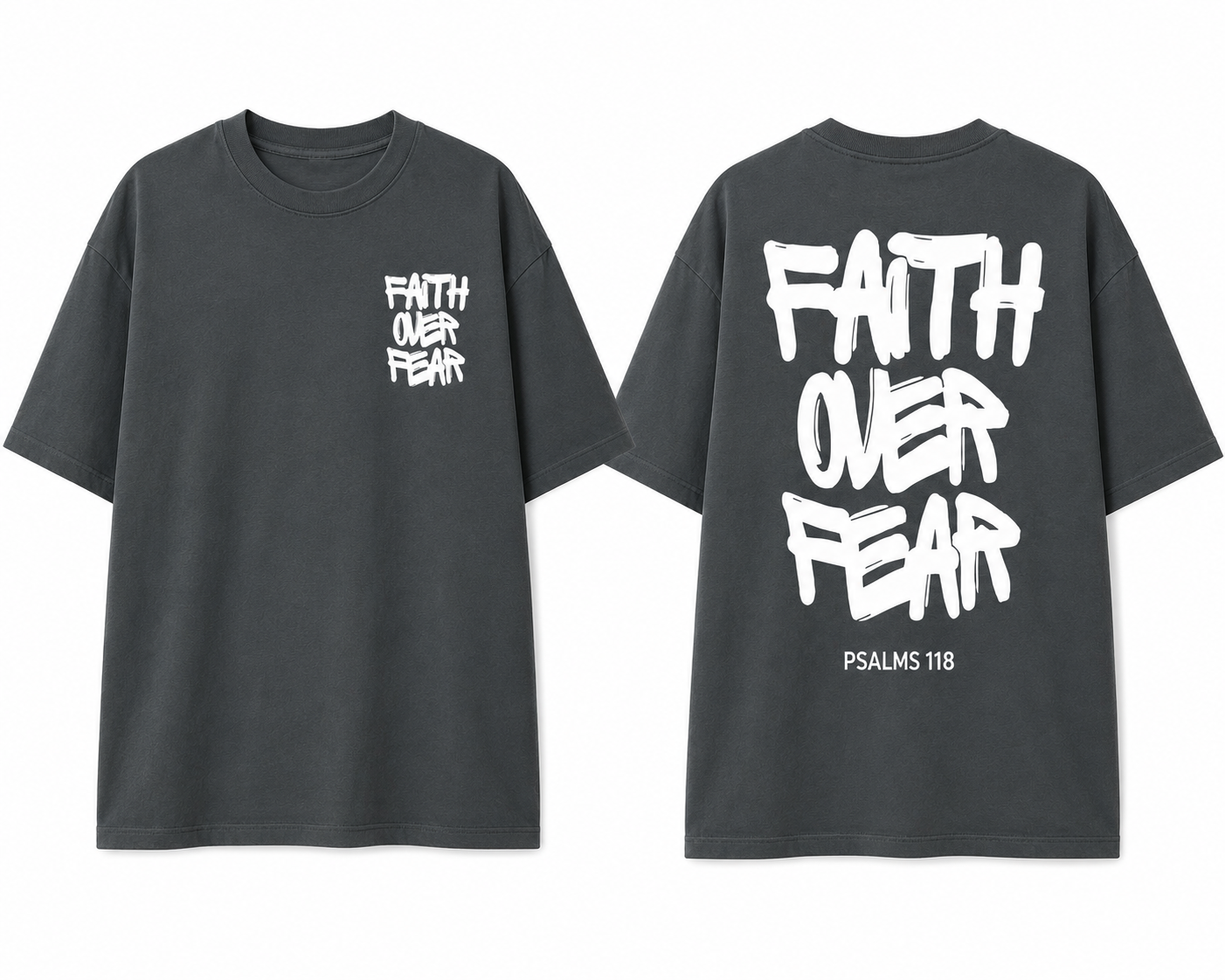 Faith over fear graphic tee