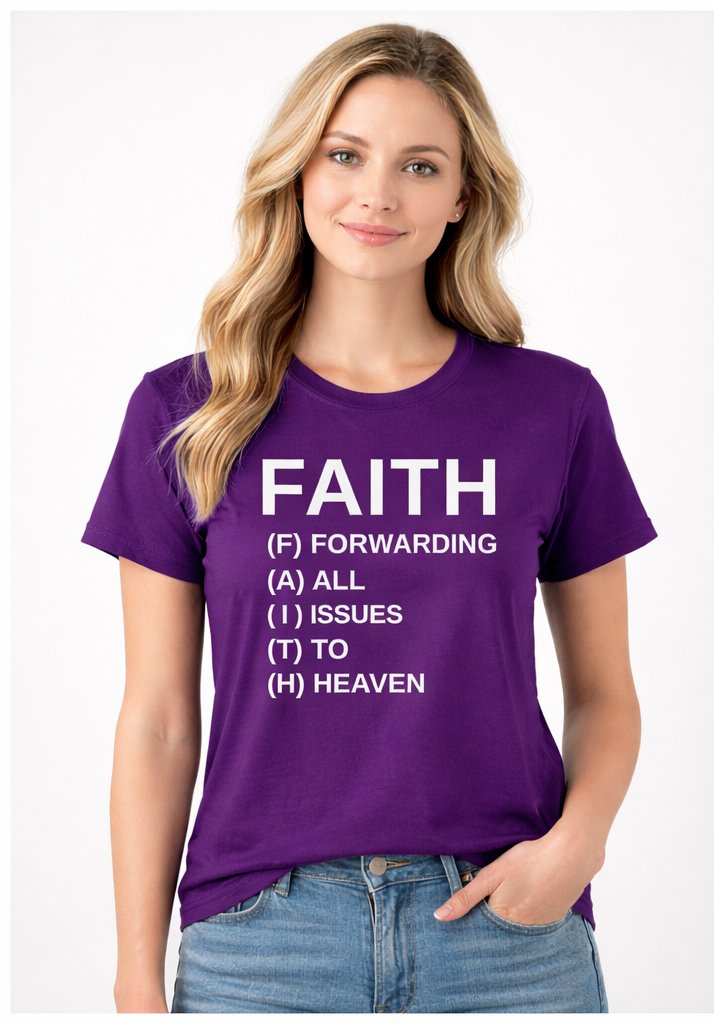 Faith forward tee