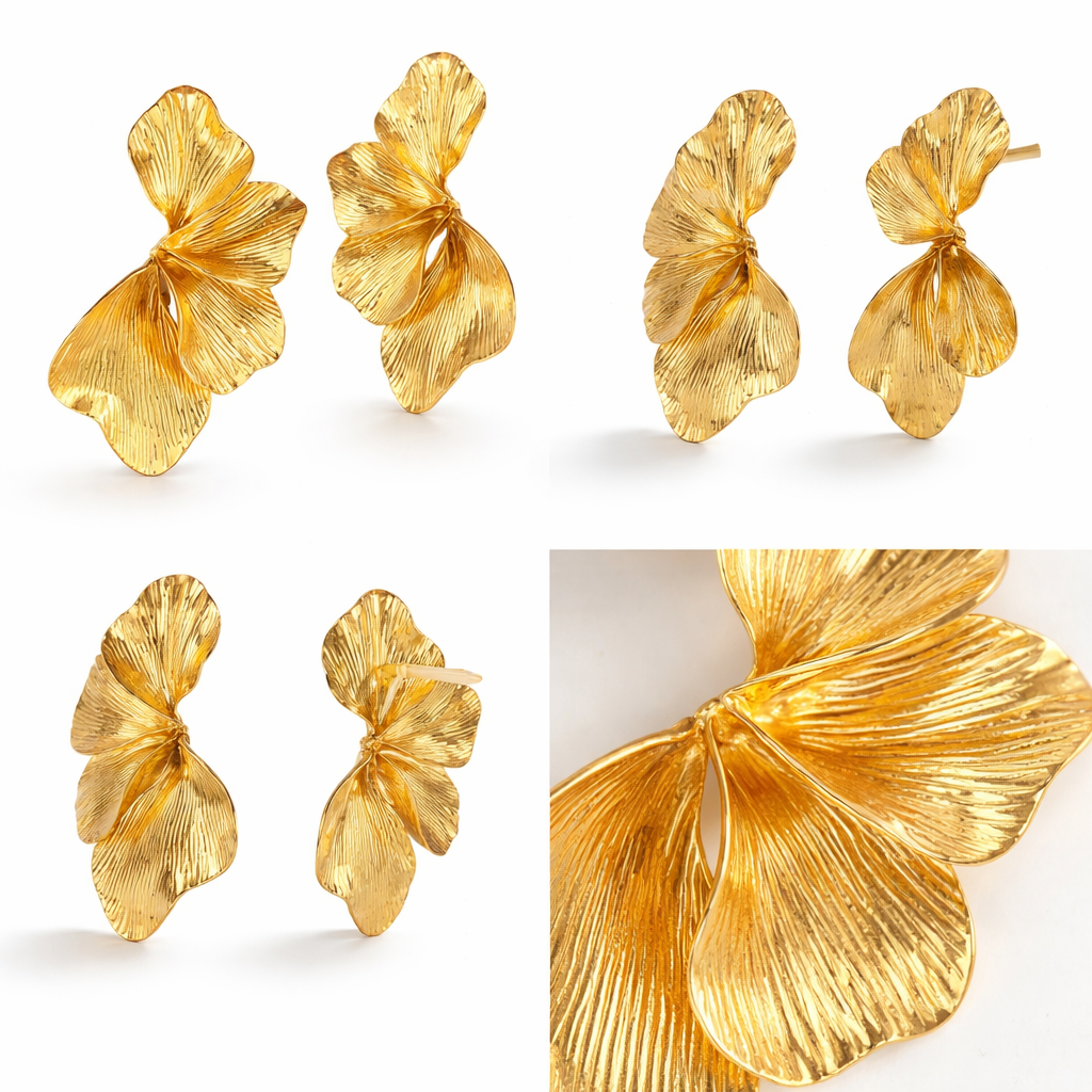Bloom statement earrings