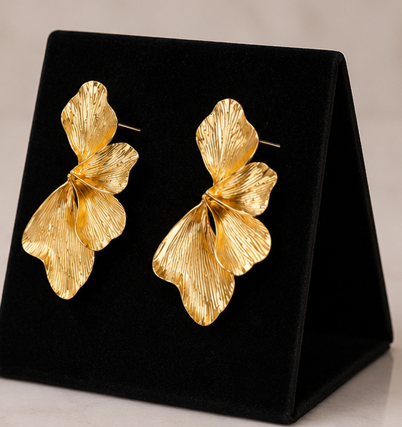 Bloom statement earrings